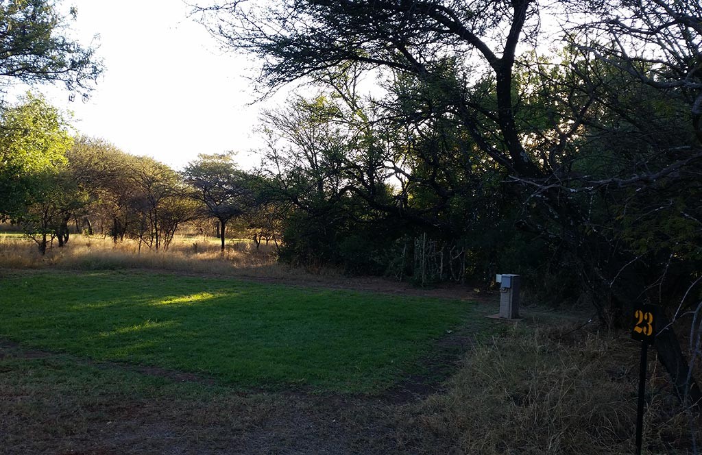 Campsite 23 &mdash; Shaded