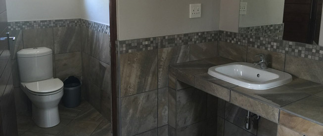 Clean toilet facilities